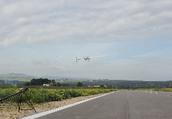 The ARIADNA Project successfully completes the first flight of a civil drone and a aircraft in ATLAS Center