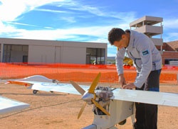 The ATLAS Centre holds first test flights with UAV and prepares its operation in early 2014